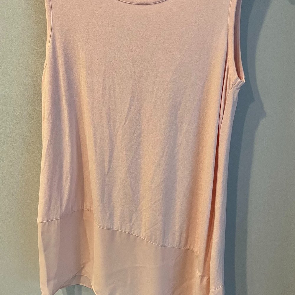 Vince Camuto Asymmetrical Pink Tank Top (Small)